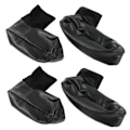 Miniatyrbillede 5 af 8: Sunnah Khuff Sokker PU Læder Polyester Komfortabel Varm Plys Foring Termiske Khuffain Sokker til 36 til 41 EU SkostørrelseSort Elastisk version