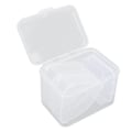 Miniatyrbillede 2 af 8: 4 stk. Makeup Puff Svamp Holder Etui Forskellig Form Transparent Bærbar Vandtæt Puff Beskyttende Beholder