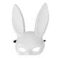 Miniatyrbilde 1 av 8: Halloween Kaninmaske Halv Ansikt Bedårende Kanin Cosplay Maske Tilbehør for Festartikler