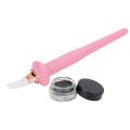 Miniatyrbillede 6 af 8: 3 stk Silikone Eyeliner Applikatorværktøj Professionelt Vandtæt Langtidsholdbar Eyeliner Guide Wand Set Pink