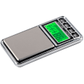 Miniatyrbild 5 av 8: Elektronisk smyckesvåg fickdigitala karatvågar med grön bakgrundsbelyst LCD-display 0,01/500G