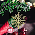 Miniatyrbild 3 av 5: 200 Stycken Julgranskrokar Julgransprydnader Hängare Jul S Krokar med Dragkedjeväska