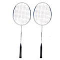 Miniatyrbild 3 av 8: REGAIL Badminton Racket Par av 2 Aluminiumlegering Lätt Bärbar Badminton Rackets för Inomhus Utomhus Blå