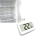 Miniatyrbild 4 av 5: Digital termometer för kyl och frys - LCD-display, hängande eller stående - 3-pack