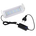 Miniatyrbillede 1 af 8: Clip on Aquarium Mini LED Light Fish Tank Lamp EU Stik 220V