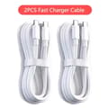 NNBILI 3-pack Universal 100W Snabbladdare USB C Till Typ C Snabbladdningskabel Datakabel Sladd För Samsung HUAWEI Xiaomi USBC Kabel 2-pack 2Pcs 2Pcs 2m