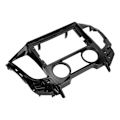 Miniatyrbillede 6 af 8: 2DIN bilradio fascia navigationspanel trim udskiftning til Mitsubishi L200 Triton 2015‑2019 manuel AC