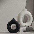 Miniatyrbillede 5 af 5: Nordisk Keramisk Vase Indretning Værelsesdekoration Sort, M