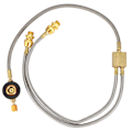 Miniatyrbillede 4 af 8: G1/8 DN6 Brænderadapter Slange Udendørs Slange Adapter til Dobbelt Camping Komfur (RT‑912A)