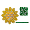 Miniatyrbild 5 av 5: LED Färgglad LED Solros Bluetooth Högtalarkit Musikspektrum