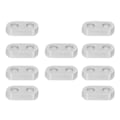 Miniatyrbilde 6 av 8: 10 stk flate rette seler feste aluminium 4 x 8 mm koble rett braketter for robotteknikkutstyr3102-0002-0016