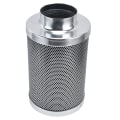 Miniatyrbillede 4 af 8: 4-tommers luftkulfilter Grow Telt Lugt Scrubber til Inline Duct Fan Lugtkontrol Hydroponics Grow Rooms