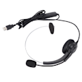 Miniatyrbillede 2 af 8: USB-headset med støjreduktion til callcenter med mikrofon mute-kontrol til forretningsmøder og kundeservice