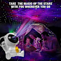 Miniatyrbillede 3 af 5: Astronaut Stjerne Projektor Natlampe, stjernefyldt Nebula Loftprojektionslampe med Fjernbetjening, Galaxy Natlampe Projektor -GSL