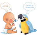 Miniatyrbillede 2 af 5: Elektrisk Talking Parrot Plys Legetøj - Repeat-Recording Parrot Legetøj