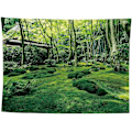 Miniatyrbild 5 av 5: Green Forest Gobestry Vägghängande - 150 cm x 200 cm (60 x 80 tum) - 3D Print Tree Gobestry för sovrum