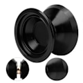 Miniatyrbillede 8 af 8: Alloy Yoyo Ball Konkurrence Yoyo Legetøj med 3stk Udskiftning Yoyo Strenge Handske SætSort
