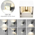 Miniatyrbillede 3 af 5: Udendørs LED Væglampe 12W Indendørs Væglampe 3000K Varm Hvid Vandtæt Design IP65 Udendørs Væglampe til Stue Soveværelse