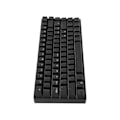 Miniatyrbillede 7 af 8: Mekanisk tastatur 82 tast RGB 3 forbindelsestilstande Sort ergonomisk layout Computer tastatur til kontor 5V DC Brun switch