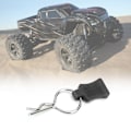Pikkukuva 6 / 7: 1/5 1/8 RC-auton korin kuoren kiinnitystappi set Lisävarusteet sopivat Traxxasiin (musta)