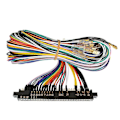 Miniatyrbillede 1 af 5: Jamma Ledningsnet Kabinet Ledning med 5, 6 Action Knap Ledninger/Jamma 28 Pin med 5,6 Knapper Ledninger kompatibel med Ar