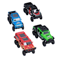 Pikkukuva 8 / 8: 1:50 Metallivalu Pull Back 6 Pyörän Maastoautot Metalli Kitkavoimalla Toimivat Die Cast Autot Ajoneuvot Taaperoille C-Tyyppi Maalattu