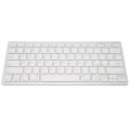 Miniatyrbillede 3 af 8: Trådløst tastatur Mini 78 taster Ultratynde bærbare hvide computertastaturer til Android til OS X til IOS til WindowsItalian