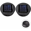 Miniatyrbilde 1 av 5: 2 stk. Topp Erstatning Solcellelys for Lykt Solcellepanel Lysdeksel med Én LED-pære, DIY Solcellelykt for Utendørs Hagedekor