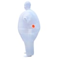 Miniatyrbild 4 av 8: Uppblåsbar helkroppsdräkt Sumokläder Walking Doll Funny White för höjd 1,6 m - 2,2 m