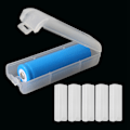 Miniatyrbillede 6 af 8: 5 STK vandtæt batteriboks. Batteriopbevaringsboks til 18650 enkelt batteri