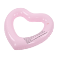 Miniatyrbilde 8 av 8: Hjerteformet svømmebøye 45 cm tykk rivebestandig PVC-material oppblåsbar bassengflytering for bassengfest strender rosa
