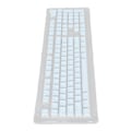 Miniatyrbillede 5 af 8: PBT tastaturer Højt lavt layout Dobbeltlag 2 farve 108 taster Mekaniske tastaturer til 61 87 104 108 tastaturer Blå
