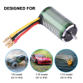 Miniatyrbillede 6 af 8: 1 stk 3665 3600KV 4500KV 4 polet motor RC del til 1/8 1/10 1/12 fjernbetjening bilskib (4500KV)