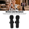 Miniatyrbillede 2 af 5: K9 Dual Wireless Lavalier Microphone Wireless Label Clip On Microphone Noise Reduction Type C til IOS Interface med indbygget batteri