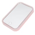 Miniatyrbilde 6 av 8: Opplyst sminkespeil Rosa LED Touch Control Firkantet speil Skrivebordsutfylling Justerbar lysstyrke Rotativt sminkespeil