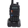 Miniatyrbild 7 av 8: Bärbar Walkie Talkies Kit Handhållen LCD-display Walky Talky med Baksida Klipp 100‑240V Svart EU-kontakt 100‑240V