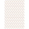 Miniatyrbilde 8 av 8: 100 stk D-ringer Slitesterke Slitbare Enkle å bytte Praktiske Kompakte Veskespenner for Halskjeder Gull 2x15x10mm