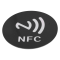 Pikkukuva 2 / 8: 20kpl NFC-tarrat 125KHz Anti Interference ID Phone NFC-tarra kulunvalvontaan Home Assistant Musta