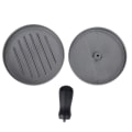 Miniatyrbild 1 av 8: Zink Aluminiumlegering Non-stick hamburgerpressmaskin Verktyg för att göra form till kökstillbehör