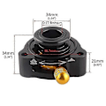 Miniatyrbild 2 av 5: Turbo Justerbar Dumpventil Adapter Spacer För Fiat Punto Evo 1.4