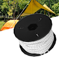 Miniatyrbillede 7 af 8: Udendørs Camping Reb Refleks Camping Telt Reb Latex Elastic Guyline RopeWhite