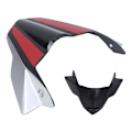 Miniatyrbild 2 av 8: Front Windscreen Fairing Winglet Luftflödesvindavvisare Ersättning för Yamaha MT‑09 FZ‑09 2017‑2020Röd