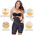Miniatyrbillede 4 af 5: Kvinders hofteforstærkende shapewear - falsk numse polstret undertøj til hoftedipkorrektion og numseløftning L abrikos