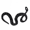 Miniatyrbild 4 av 8: SnakE-formade strass Trim Band Mesh Wrap Roll DIY Klädtillbehör Applikation (svart)