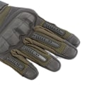 Miniatyrbild 8 av 8: Motorcykelhandskar Hårda Knogar Andningsbara Bra Grepp Anti Slip Full Finger Powersports Handskar för Lumbering Tung Industri Grön M