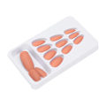 Miniatyrbillede 3 af 8: 24 STK falske negle Lang tryk fuld dækning Falske farve kunst negle til DIY Nail Art SalonF128