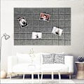 Miniatyrbillede 2 af 5: Filt Skema Memo Tavle 30x30cm Væg Foto Display Tavle Filt Besked Tavle Zekai Mørkegrå
