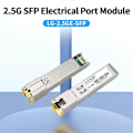 Miniatyrbild 3 av 5: 2.5G SFP-modul 2500M Optisk Port till RJ45 Ethernet-port Gigabit 1000M Transceiver-modul 100 Meters Överföring