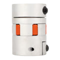 Miniatyrbillede 2 af 8: Blomme Shaft Kobling Servo Motor Kugleskrue Aluminiumlegering Fleksibel Kobling 24mm Indre Diameter D45L65