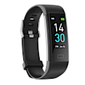 Miniatyrbillede 1 af 4: S5 Anden Generation Blodtryk Fitness Hjertefrekvens Temperaturmåling Smart Armbånd Sport Ur Sort